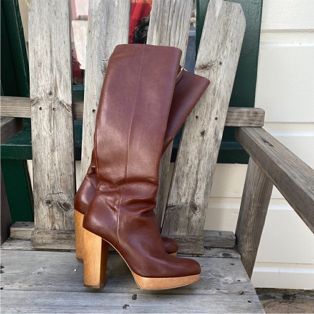Stella McCartney Knee High Boot Heels in brown EU35.5 - Picture 13 of 13